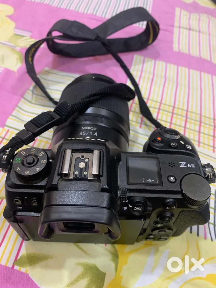 Z6iii with Niko z mouth 35 1.4 orginal 2 battery. - Cameras