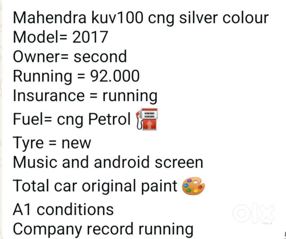 Mahindra Kuv 100 2017