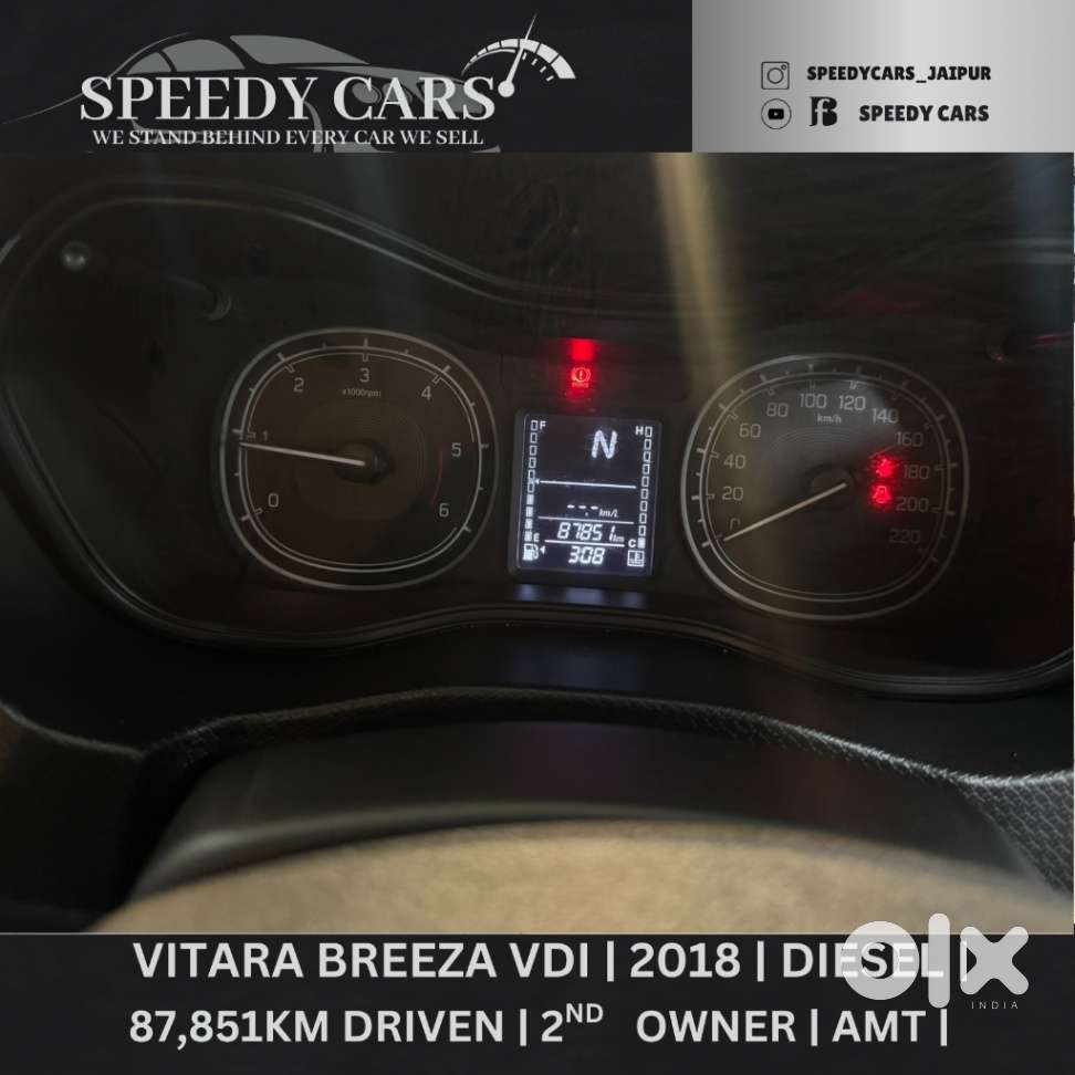 Maruti Suzuki Vitara Brezza Vdi Amt, 2018, Diesel