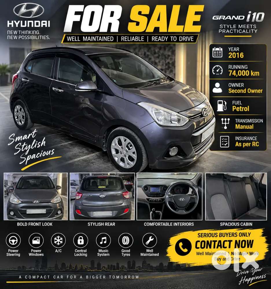 Hyundai Grand I10 Sportz Petrol 2016