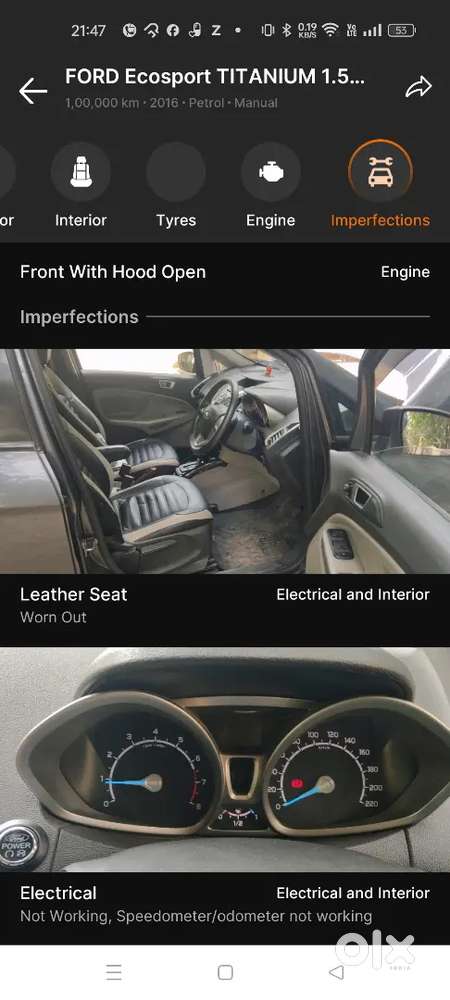 Ford Ecosport 2016 Petrol Well Maintained