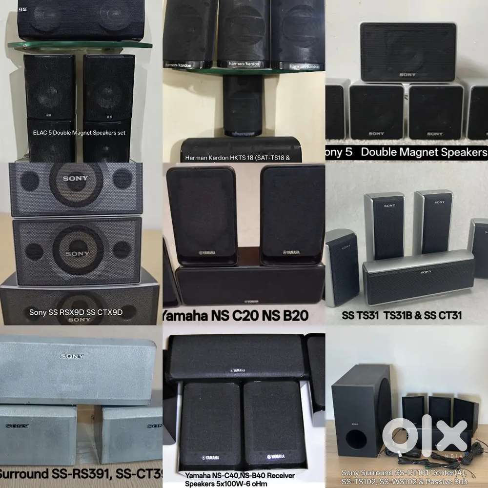 5.1 Speaker System - Sony, Yamaha, Harman Kardon & Elac