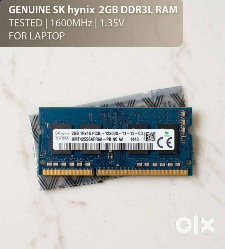 hynix 2GB DDR3L 1600MHz Laptop RAM (SO-DIMM
