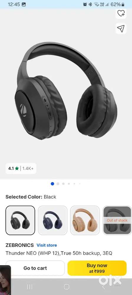 Zebronics Headphone