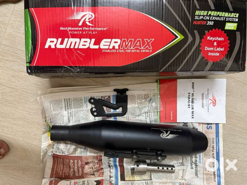 HIGH performance Slip ON Exhaust RED ROOSTER