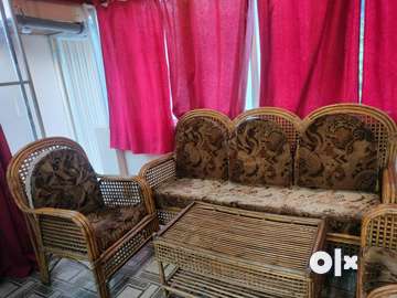 Bamboo sofa store set olx