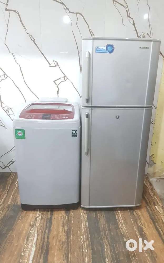 Samsung double door refrigerator and Samsung wobble technology w/m*1
