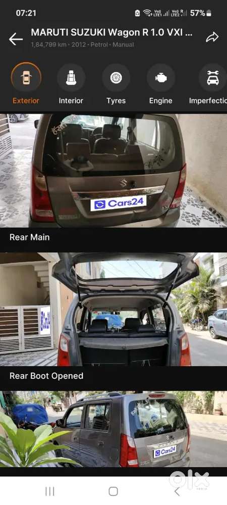 Maruti Suzuki Wagon R 2012 Petrol 184000 Km Driven