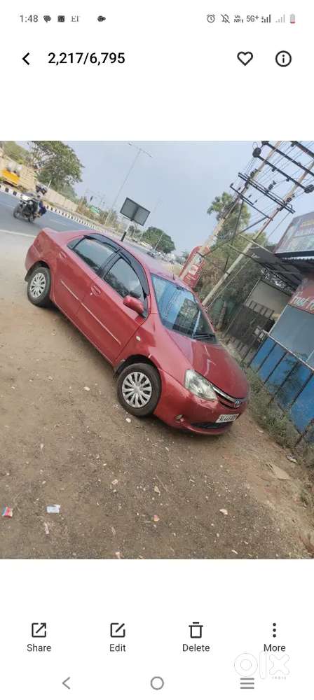 Toyota Etios Diesel 2012 Car