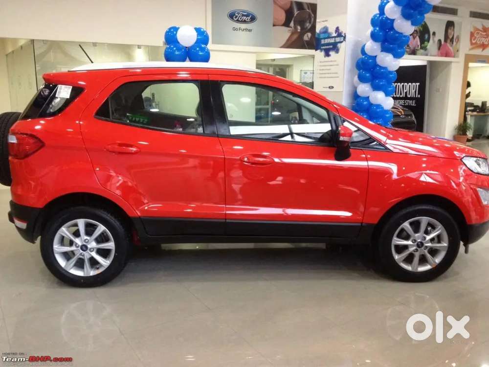 Ford Ecosport Red Colour 2021 Diesel Well Maintained.