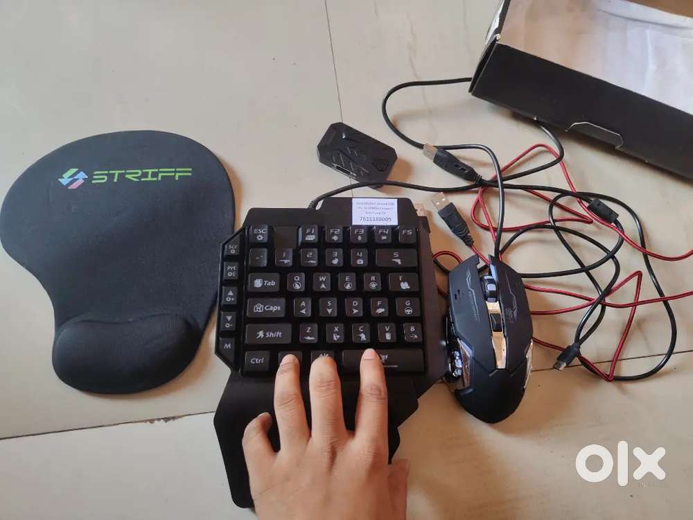 Gaming combo all in one (brand new combo) pc game play type only Head
