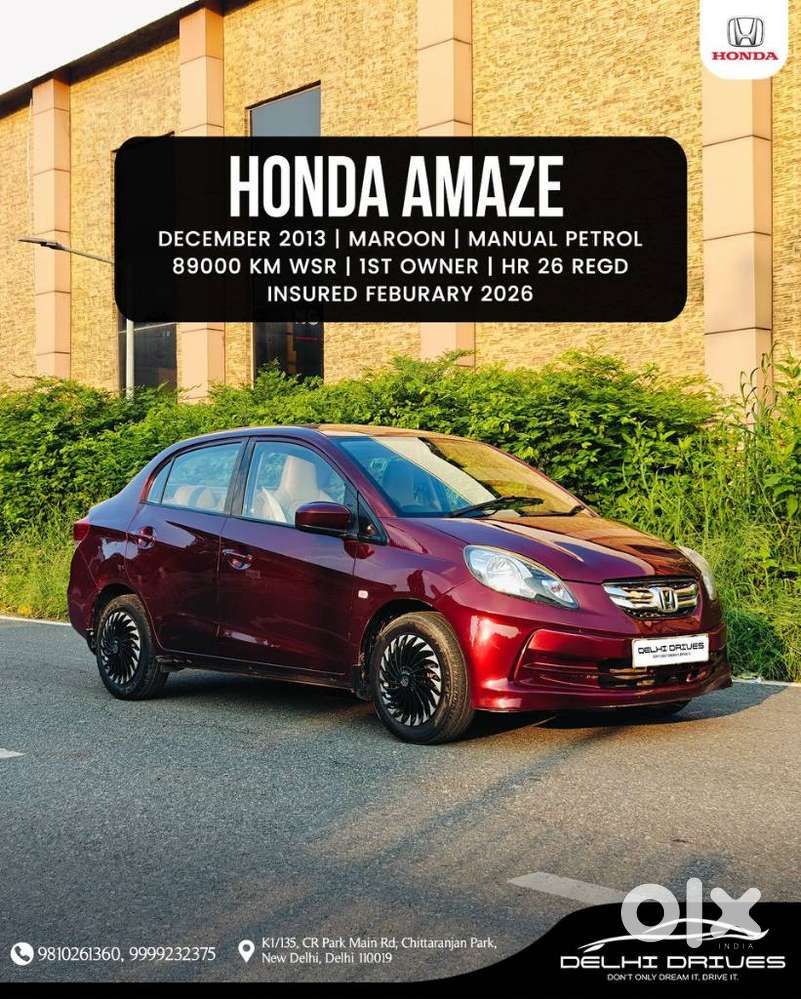 Honda Amaze 1.2 Smt I Vtec, 2013, Petrol