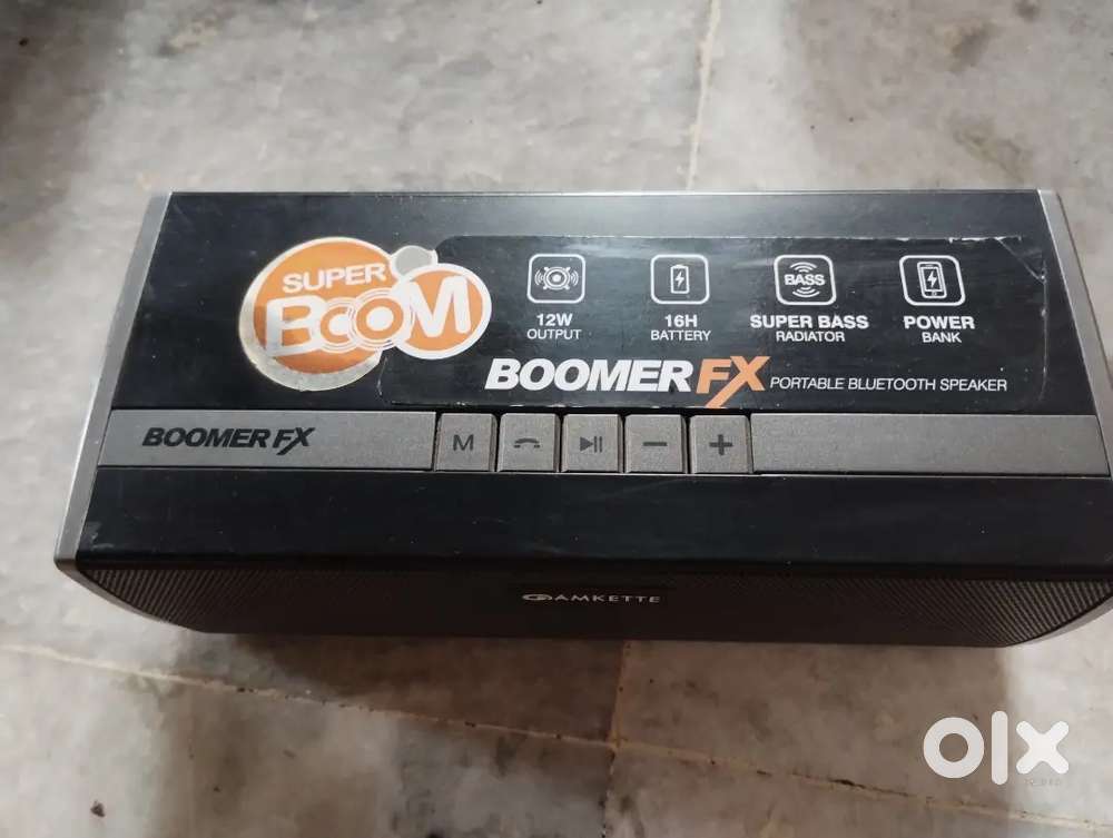 Amkette Boomer FX portable Bluetooth Speaker