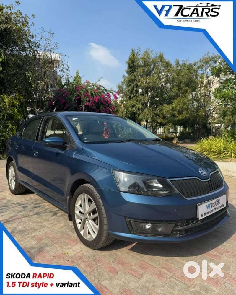Skoda Rapid [2016-2020] 1.5 Style Plus Tdi At, 2017, Diesel