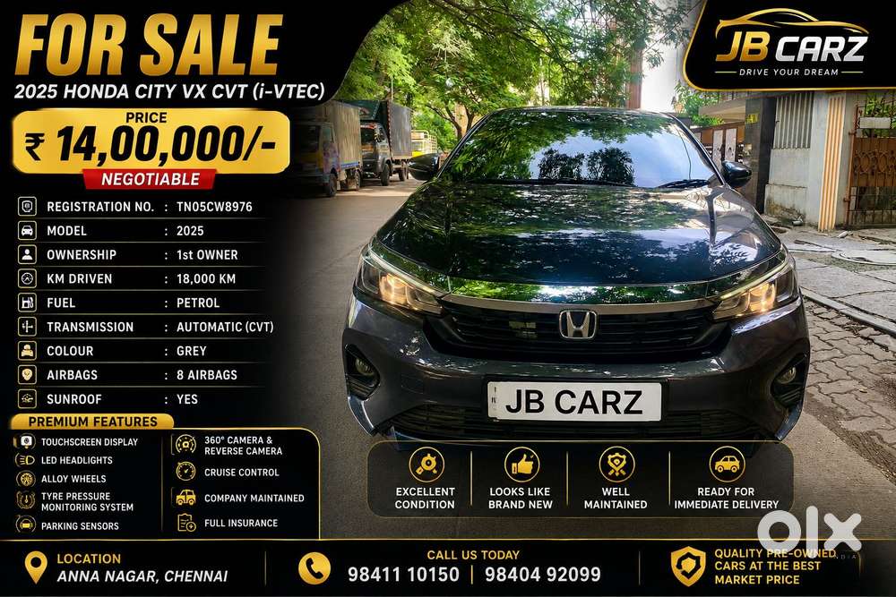 Honda City I Vtec Cvt Vx, 2025, Petrol