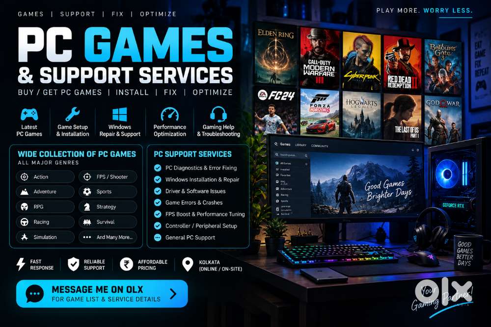 PC GAMING & SUPPORT