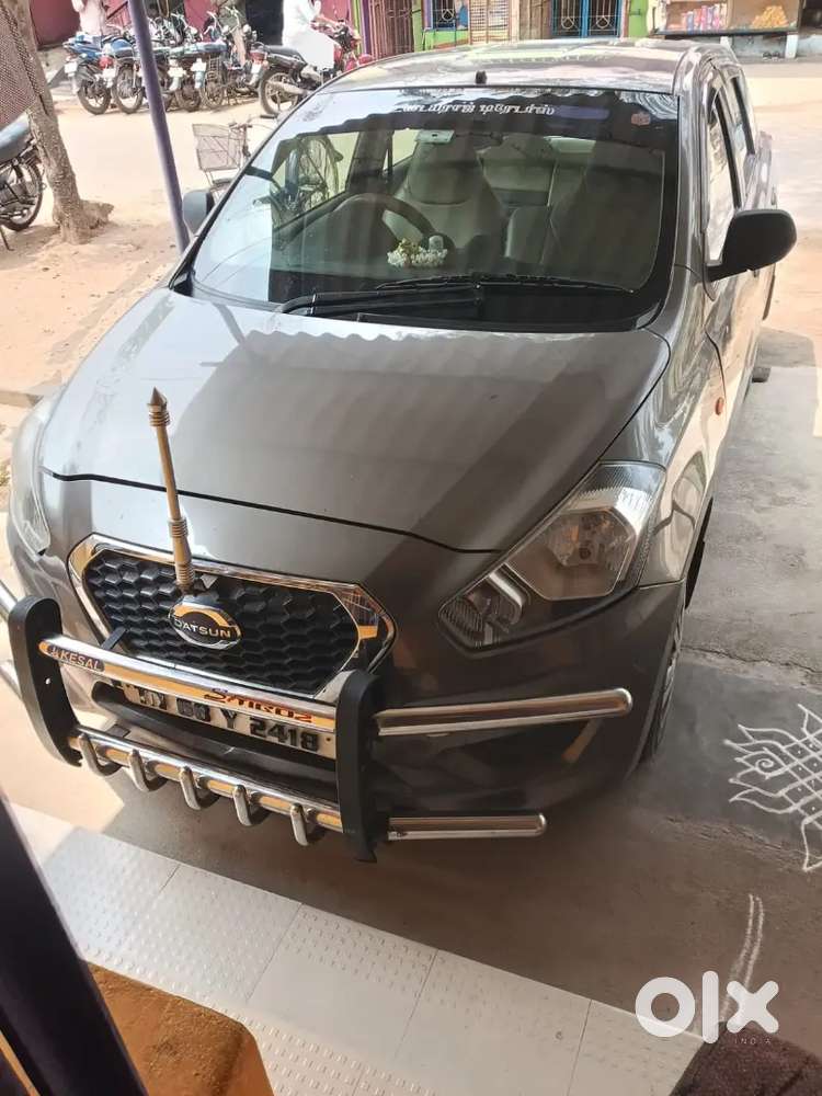 Datsun Go Plus 7seater, Silver Grey Color, Single Owner.