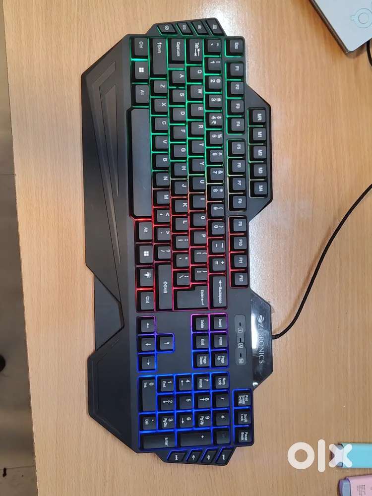ZEBRONICS Zeb-Optimus (Zeb-KMC 2) Wired USB Standard Gaming Keyboard
