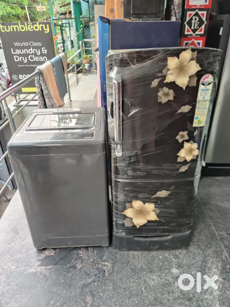 Fridge with washing machine on rent only (700) a month