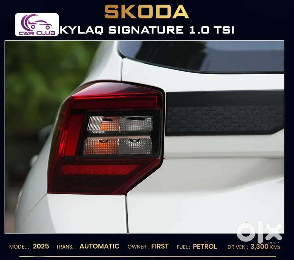 Skoda Kylaq Signature At, 2025, Petrol