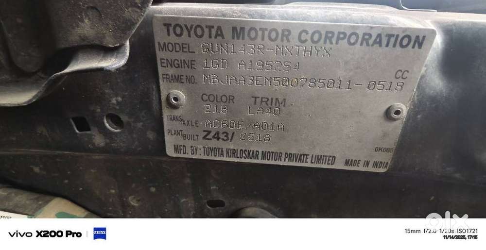 Toyota Innova Crysta 2.8z Automatic, 2018, Diesel