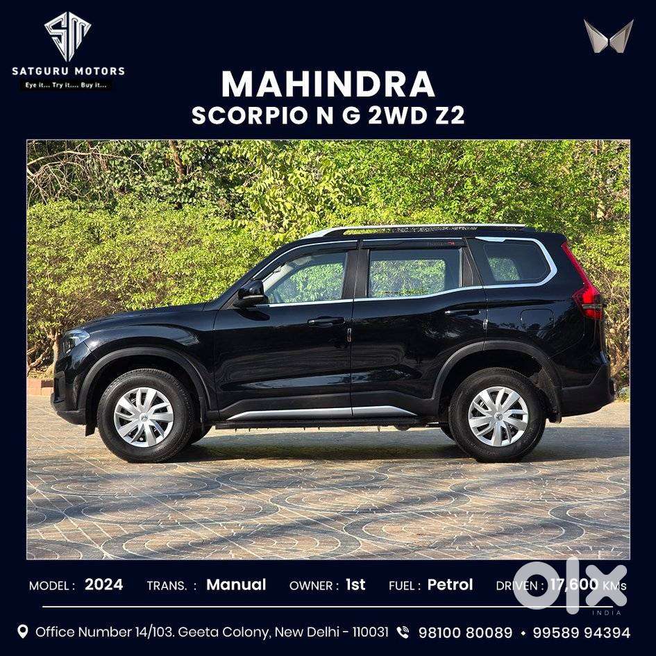Mahindra Scorpio N Z2 Petrol Mt 6 Str, 2024, Petrol