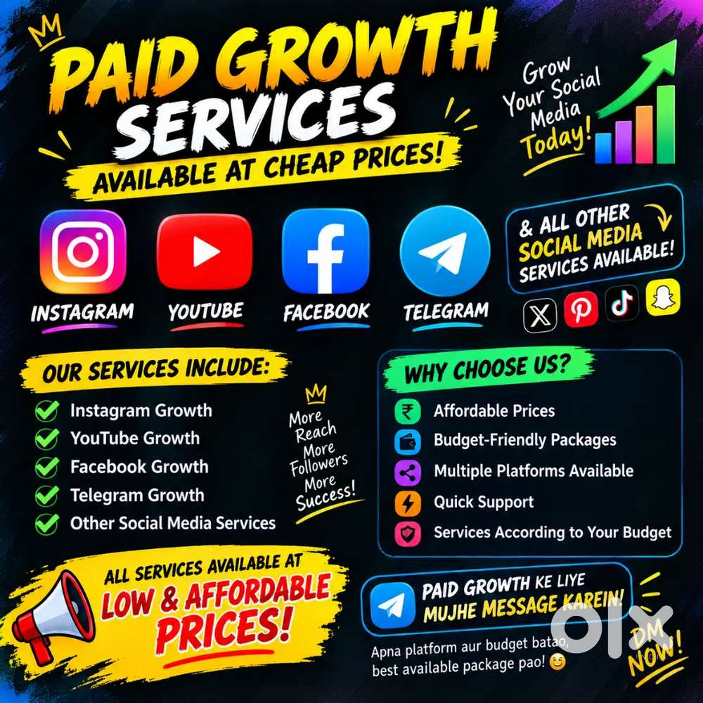 All social media growth with full trust