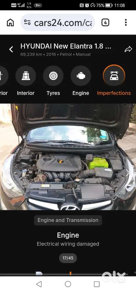 Hyundai Elantra 2016 Petrol Good Condition
