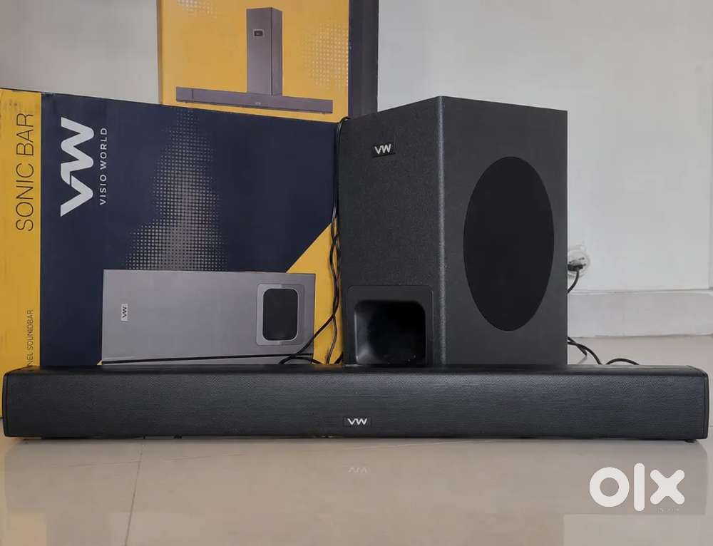 VW Visio World 2.1 Channel Soundbar + Subwoofer 120W ₹4,999