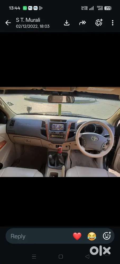 Toyota Fortuner 2011 Diesel Mt