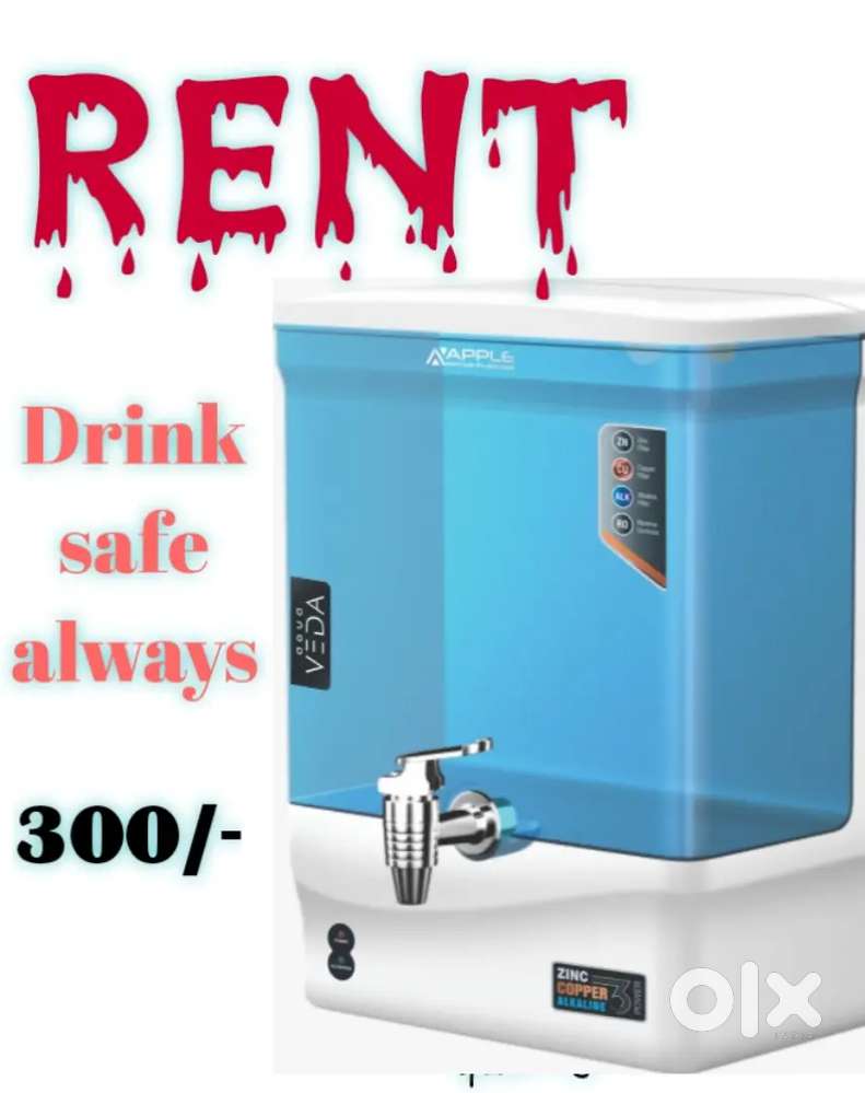 Brand new ro water purifier available on rent