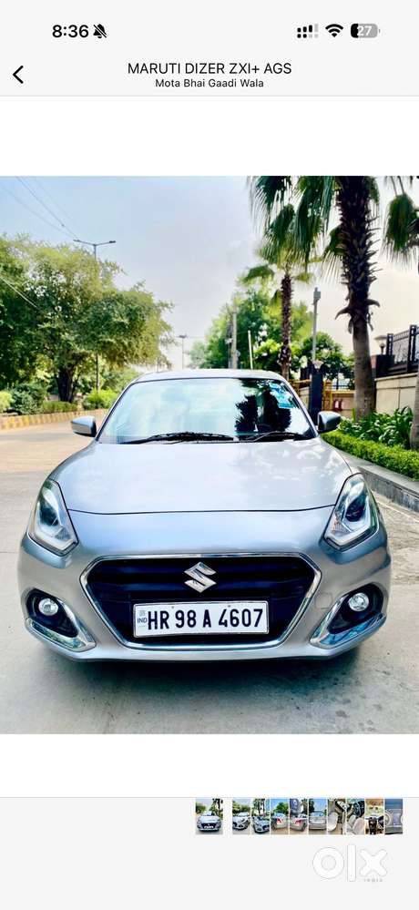 Maruti Suzuki Swift Dzire Amt Zxi Plus, 2021, Petrol