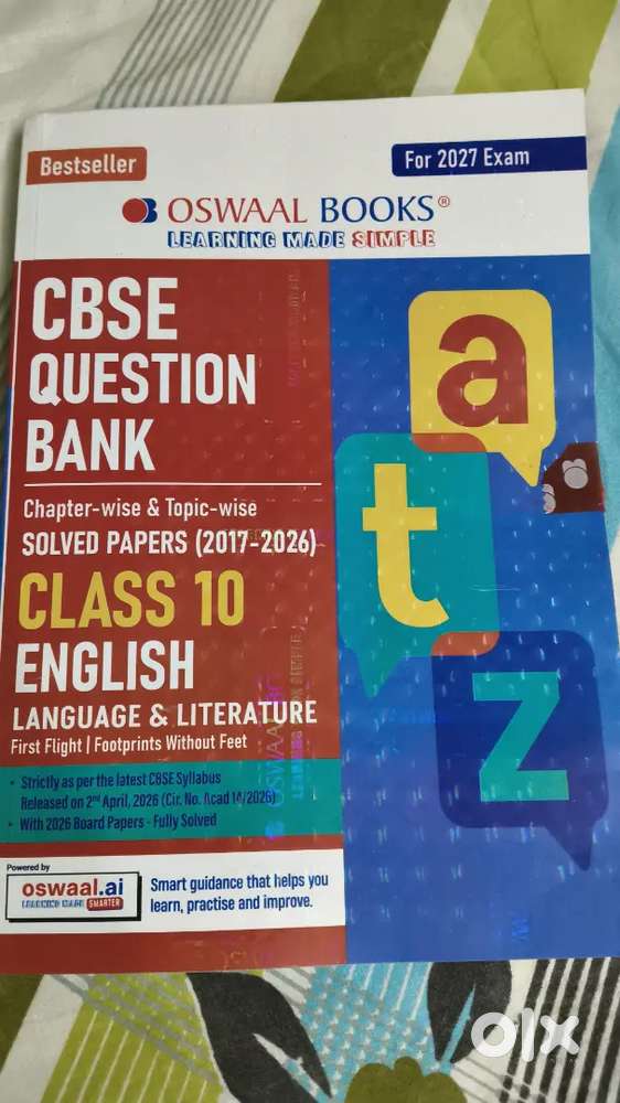 OSWAAL PYQ book ENGLISH 2027