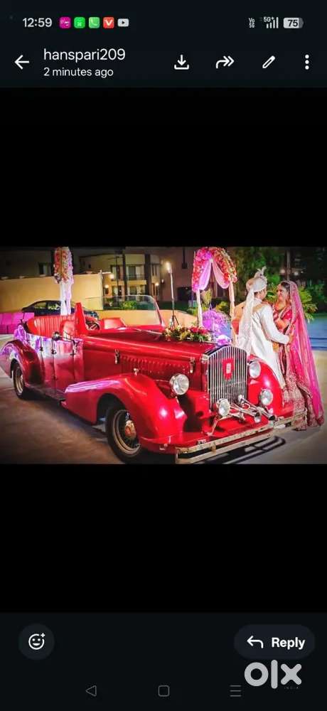 Vintage Wedding Car Manufacturing