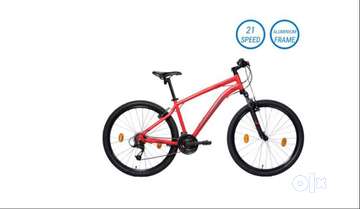 Unused Mountain Bike Rockrider ST100 Red decathlon large size