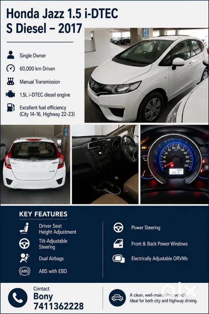 Diesel Honda Jazz Diesel Mt 2017