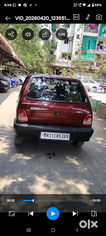 Maruti Suzuki 800 Unique Limited Model Ac Bsiii Mpfi Engine.