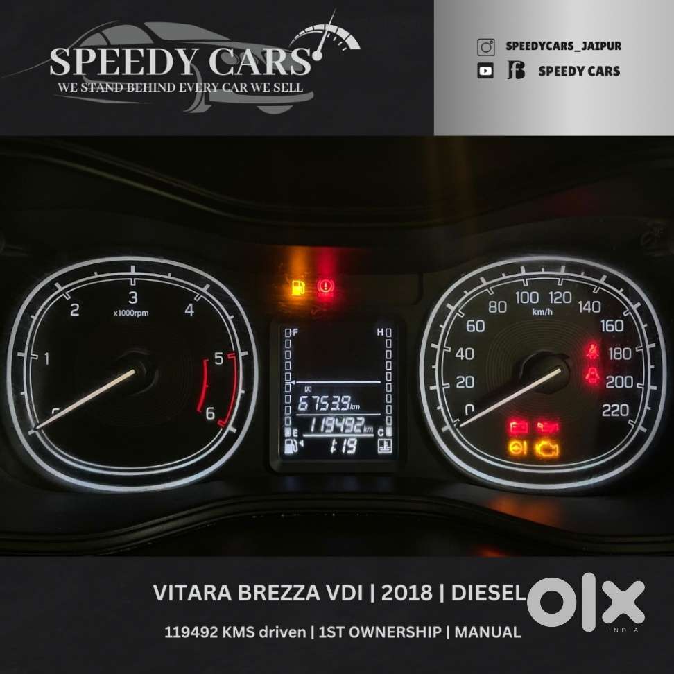 Maruti Suzuki Brezza Vdi, 2018, Diesel