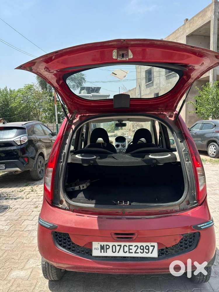 Red Tata Nano Top Petrol Variant Automatic- 12700 Km, Tyres Like New!