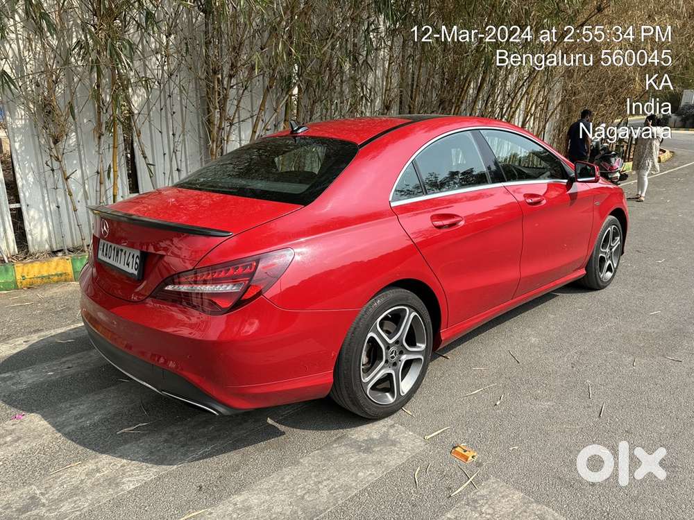 Mercedes-benz Cla Diesel 200 D Sport 2019 Jupiter Red Colour