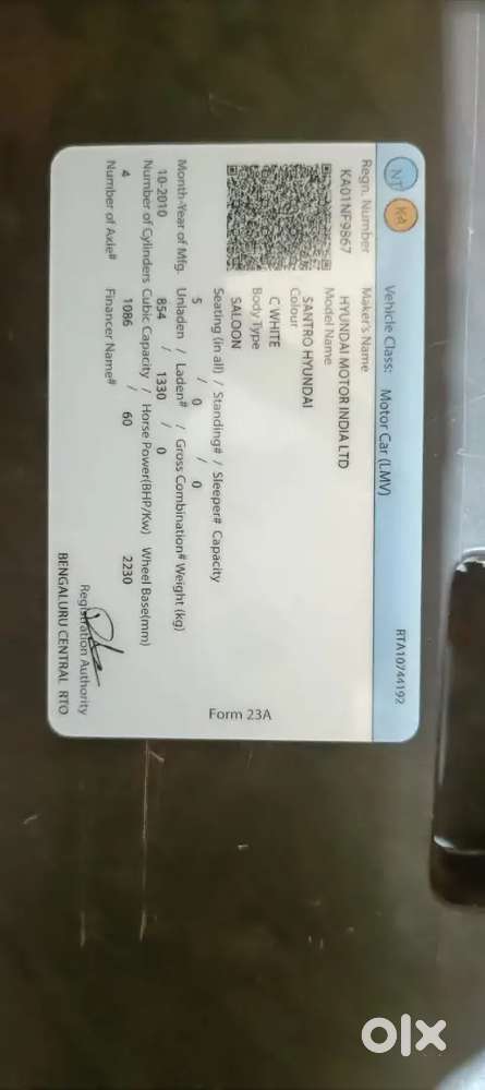 Hyundai Santro Xing Gls 2010