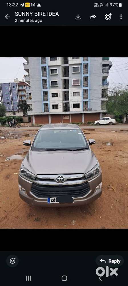 Toyota Innova Crysta 2.4 Vx Mt 8s, 2017, Diesel