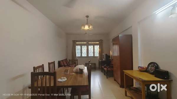 Rental Furnished 3Bhk flat in Tonca Miramar Goa