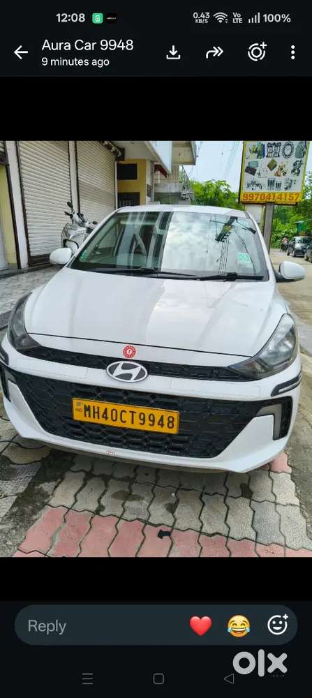 Hyundai Aura 1.2 Sx 2025 Cng Manual Comercial