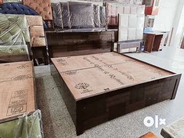 Olx double bed with deals box near me