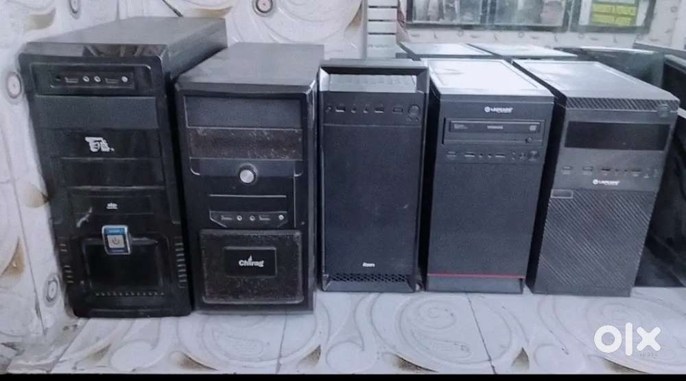 Desktop &moniter SSD motherboard kay bord and mouse wire available