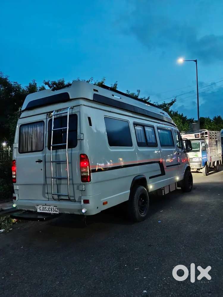 Force Motors Tempo Traveller  Vanity Van Modified Atesh Let Bathroom