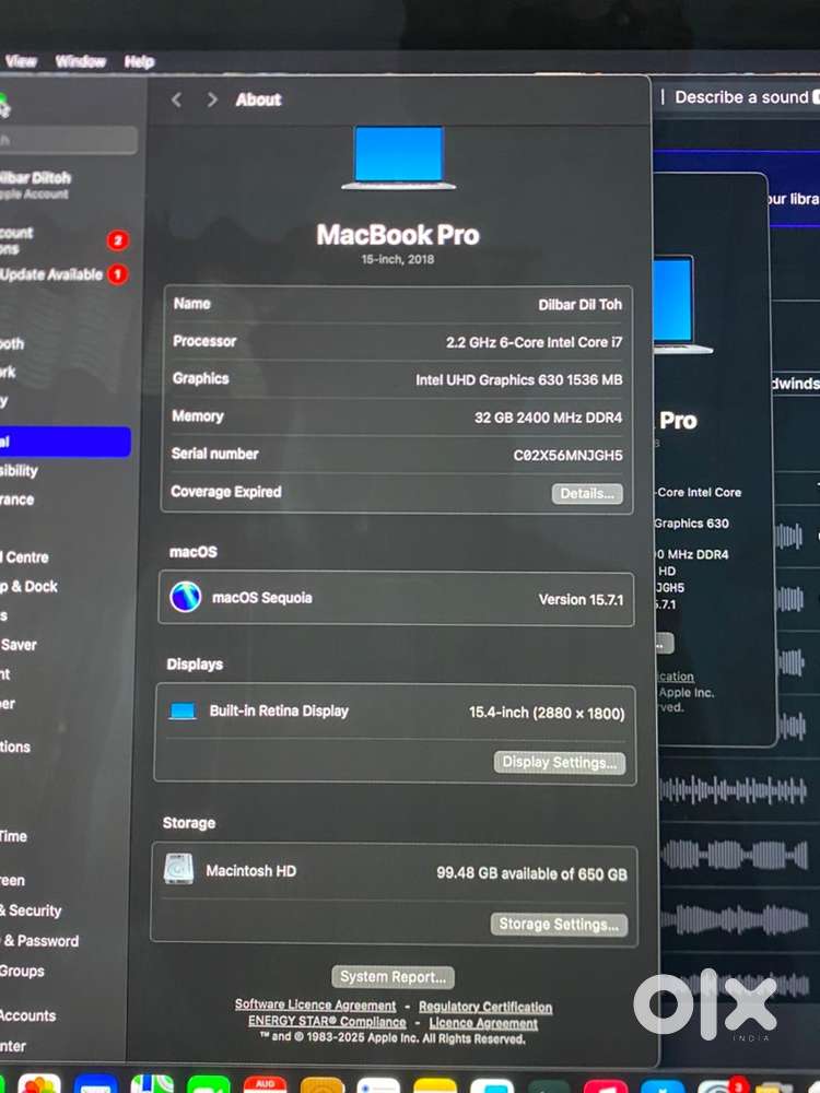 2019 model macbook pro