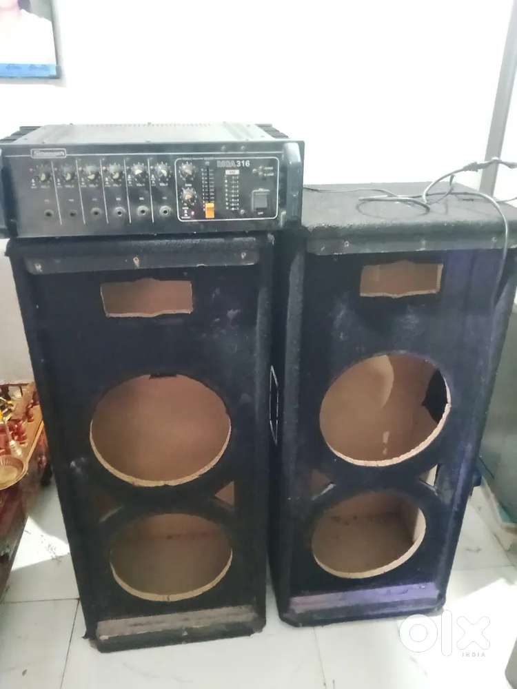 12 inch duel speaker with amplifier