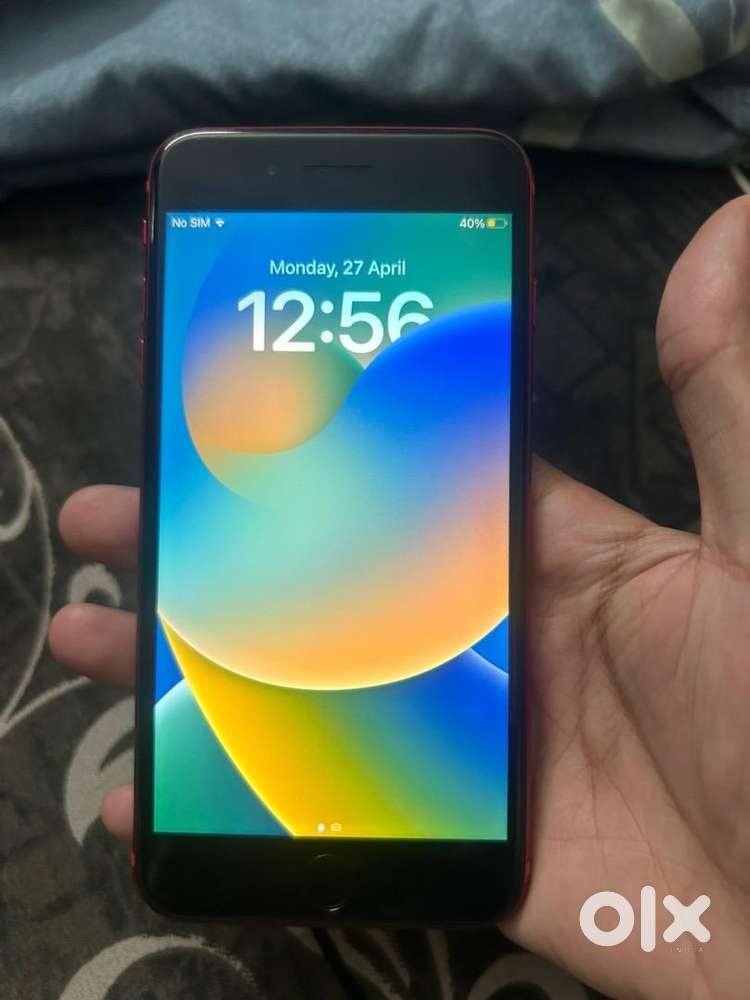 IPHONE 8 PLUS RED COLOUR - Mobile Phones in Khanpur, Delhi - 1841706279